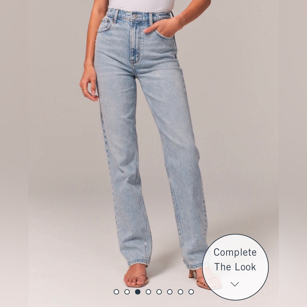 Abercrombie & Fitch 90s Straight Ultra High Rise Jeans